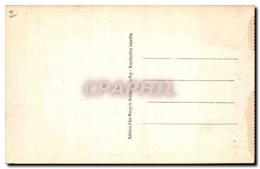 CPA St Flour Cantal Les Orgues Basaltiques L'entree de la ville  — Rückseite