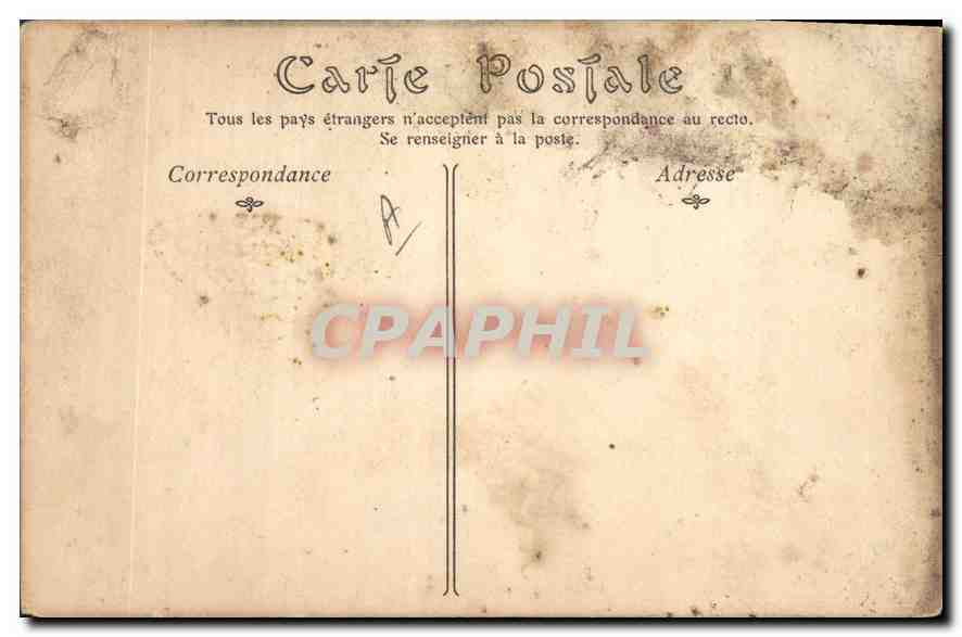 CPA Tours Hotel de la Grouzille Maison de Mademoiselle La Palliere Restaurant — Rückseite
