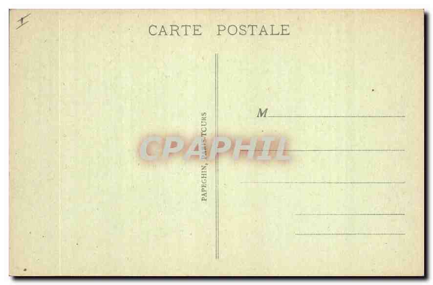 CPA Tours Vue generale et la Loire cote Ouest  — Rückseite
