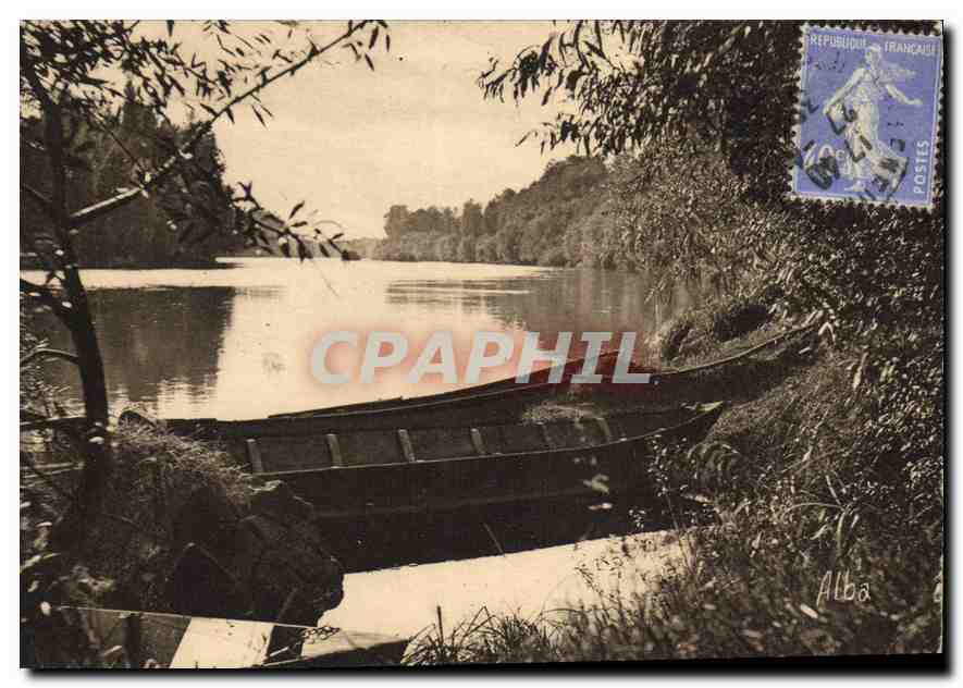 Barco en un lago — Alba — editor Alba