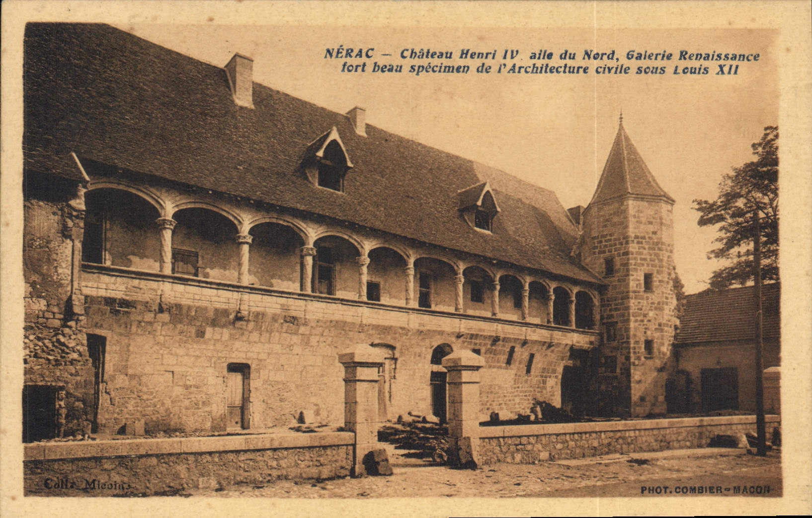 CPA Nerac Chateau Henri IV alle du Nord 