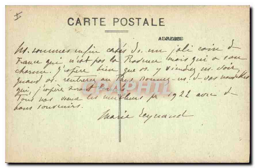 Lauzun — Le Château — Entrée principale — Photo G. Astrue — n° 409 — Achterkant