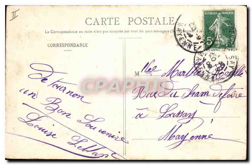 CPA Bonnaguil Lot et Garonne Cote Sud  — Back