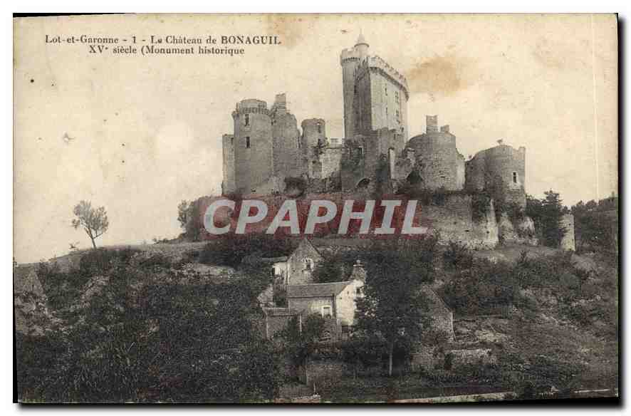 CPA Lot et Garonne Le Chateau de Bonaguil Monument historique 