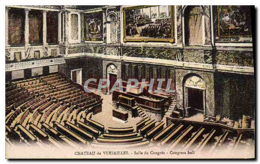 CPA Chateau de Versailles Salle du Congres 