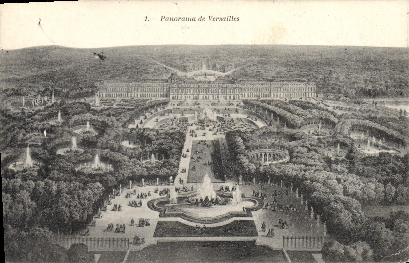 CPA Panorama de Versailles 