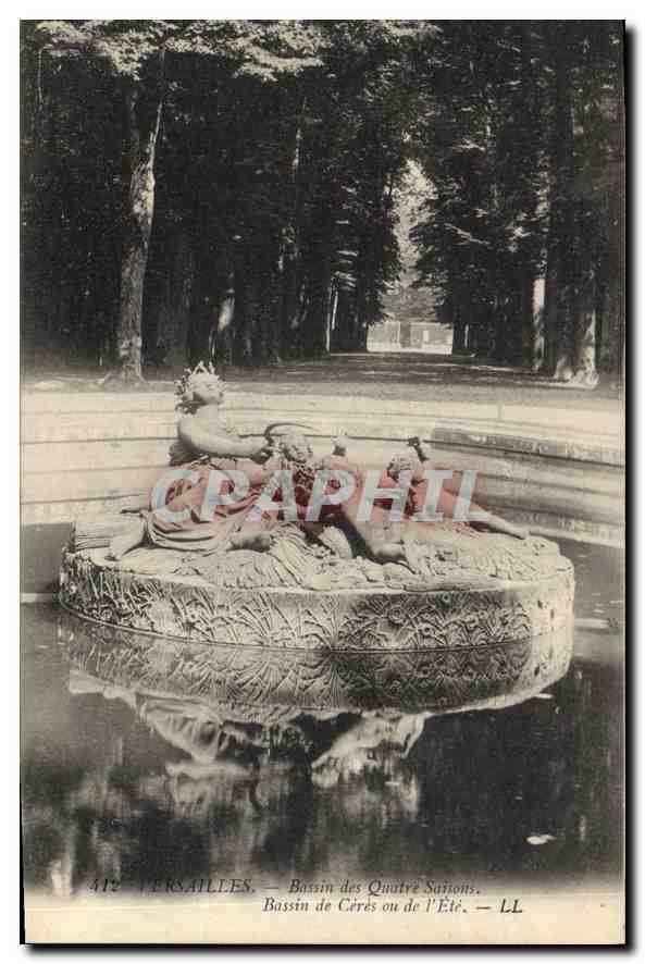 CPA Versailles Bassin de Quatre Saisons 