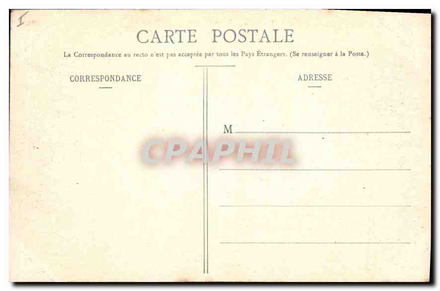 CPA Parc de Versailles Bassin d'Apollon  — Verso
