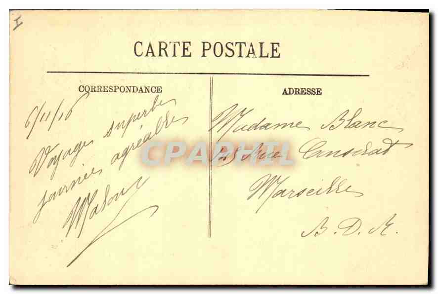 CPA Versailles Le Chateau  — Verso