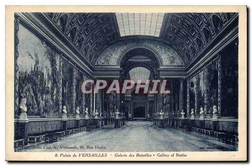 CPA Palais de Versailles Galerie des Batalles 