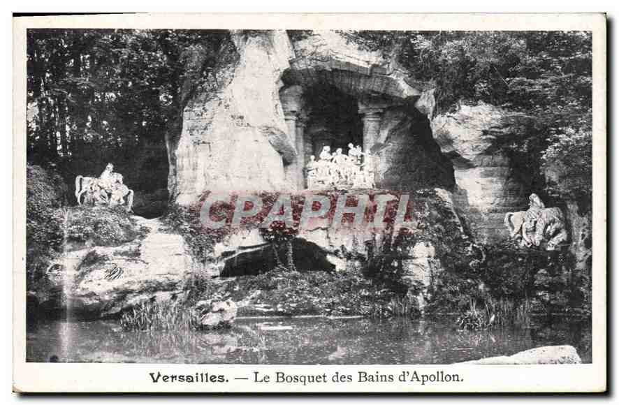 CPA Versailles Le Bosquet des Bains d'Apollon 