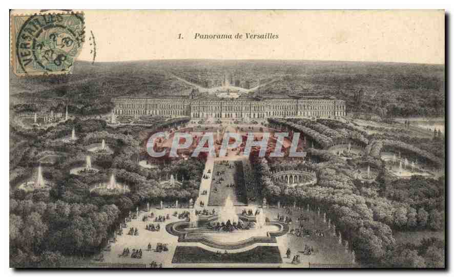 CPA Panorama de Versailles 