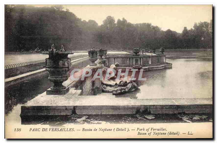 CPA Parc de Versailles Bassin de Neptune 