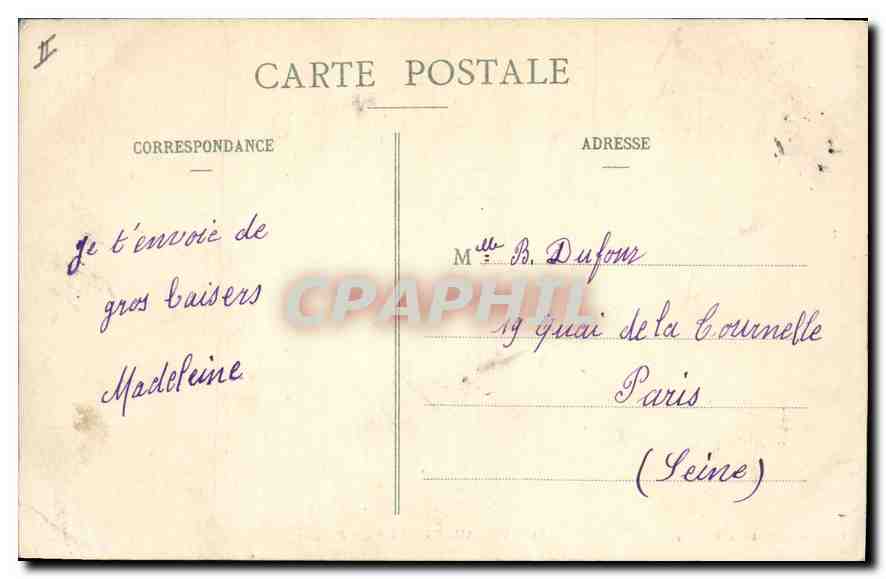 CPA Versailles La Place d'Armes  — Verso