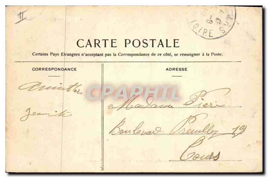 CPA Versailles Le Canal et l'Embarcadere  — Verso