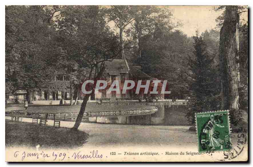 CPA Versailles Trianon artistique Maison 