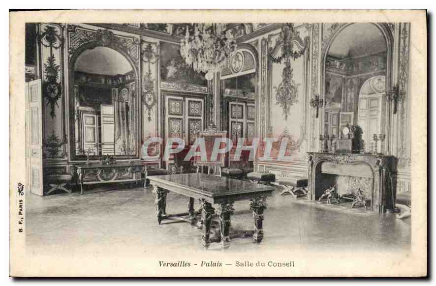 Versailles - Palais — Salle du Conseil — B. F. Paris