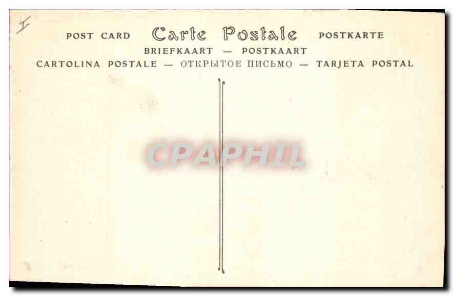 CPA Palais de Versailles Facade principale  — Verso