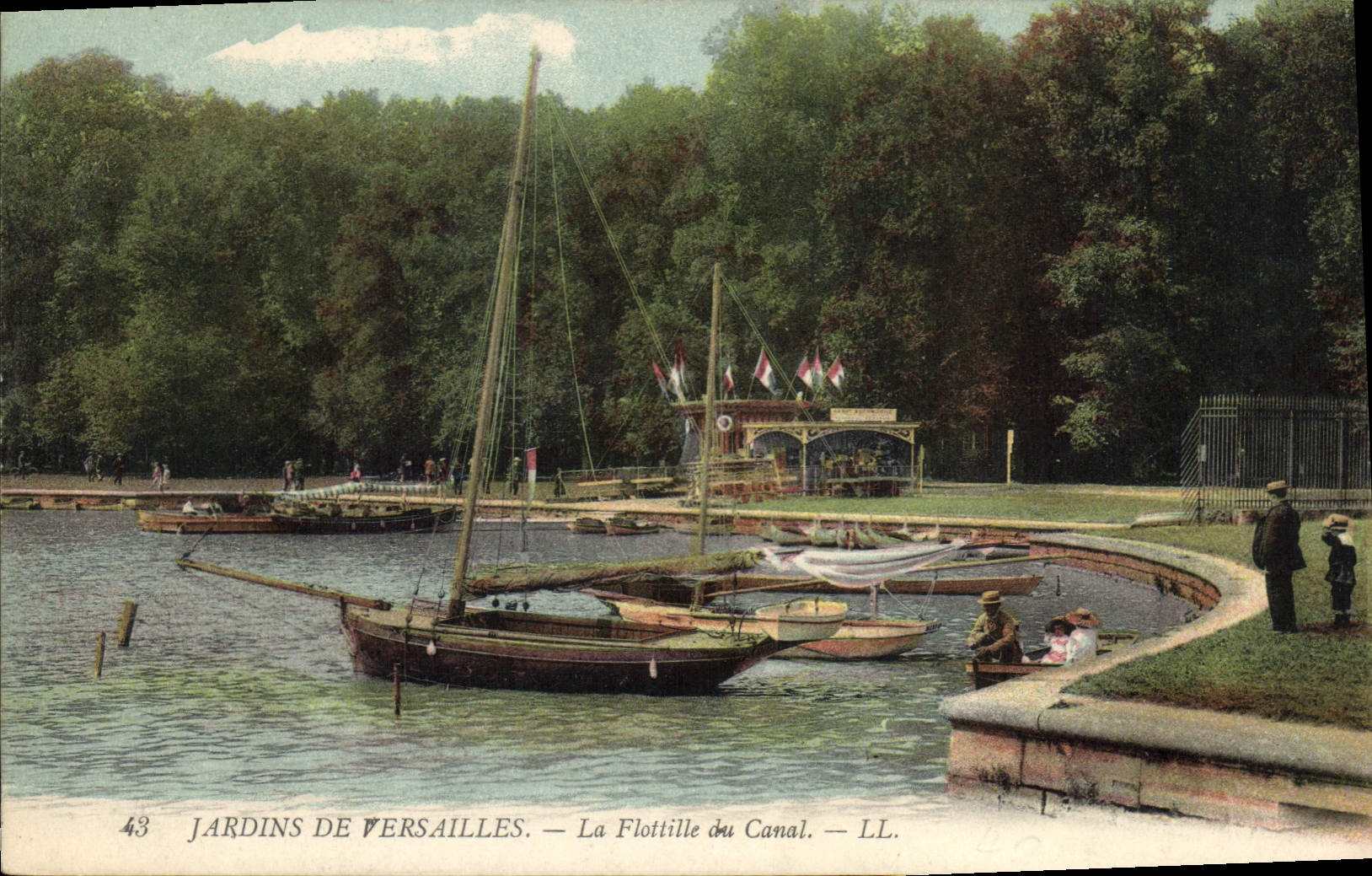 Jardins de Versailles — La Flottille du Canal — LL.
