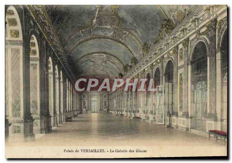 CPA Palais de Versailles Le Galerie des Glaces 