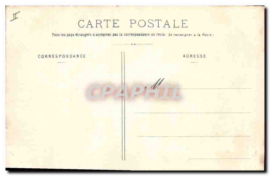 CPA Parc de Versailles Les Colonnades  — Verso