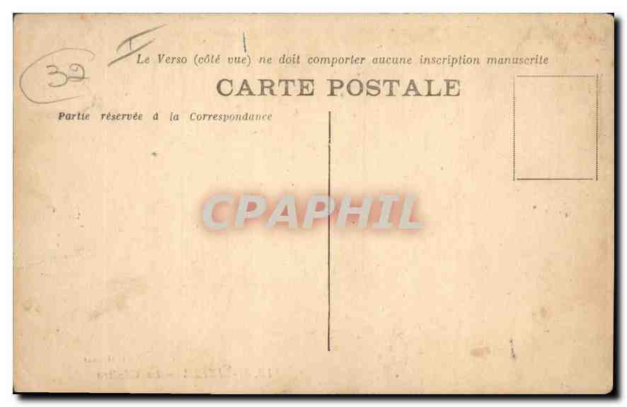 CPA Le Verso cote vue ne doit comporter aucune inscription manuscrite  — Rückseite