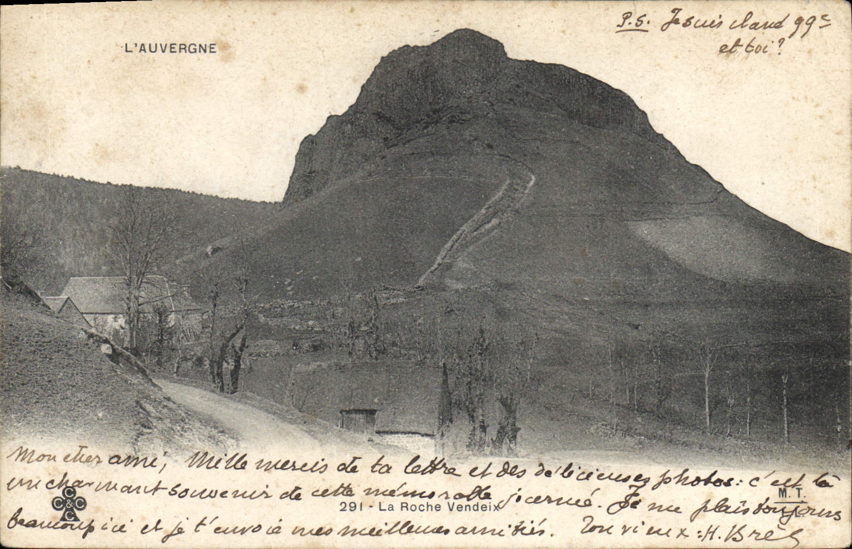 La Roche Vendeix — L'Auvergne — M.T. n°291