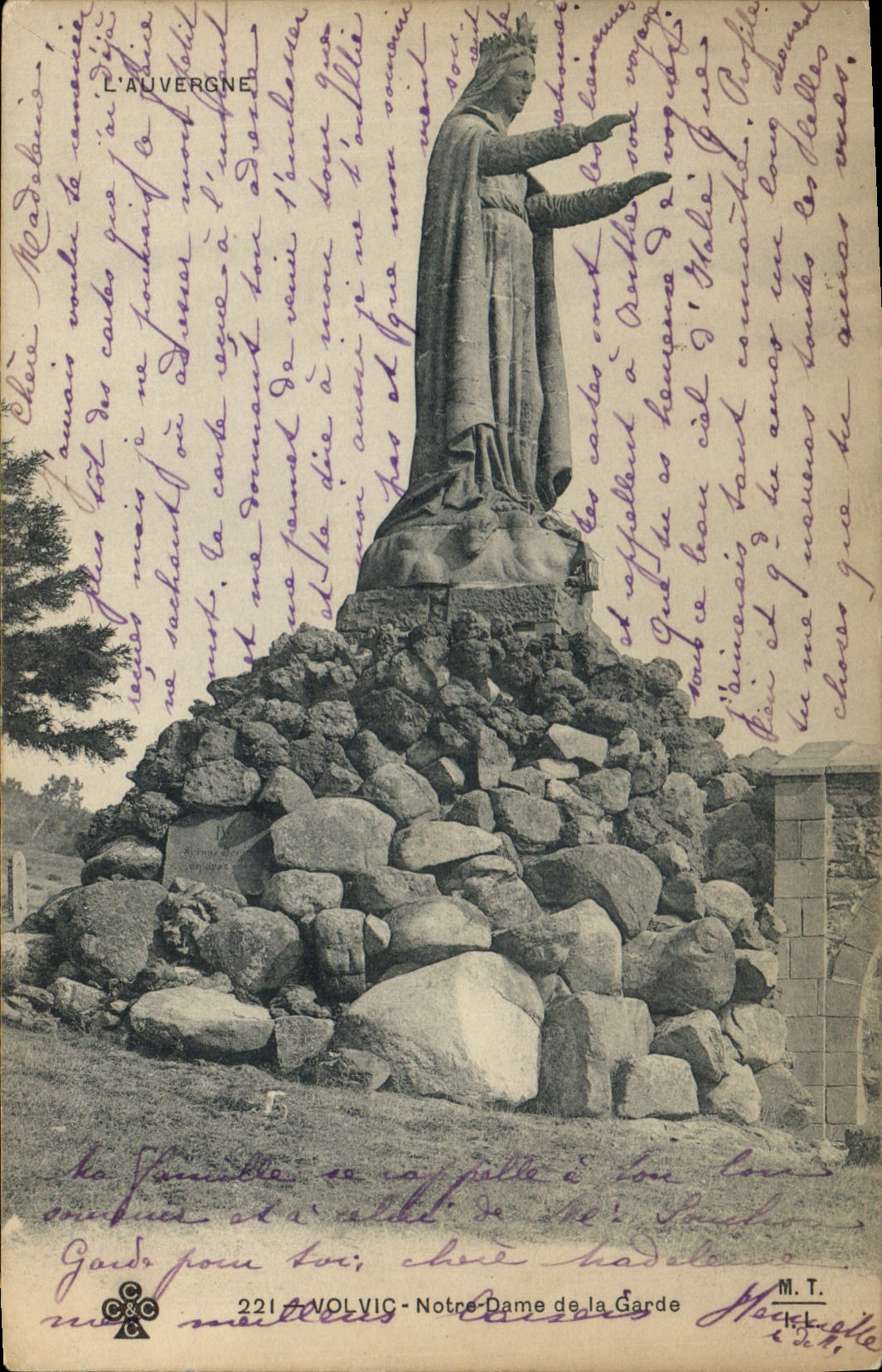 Notre-Dame de la Garde — Volvic — éditeur M.T. n°221
