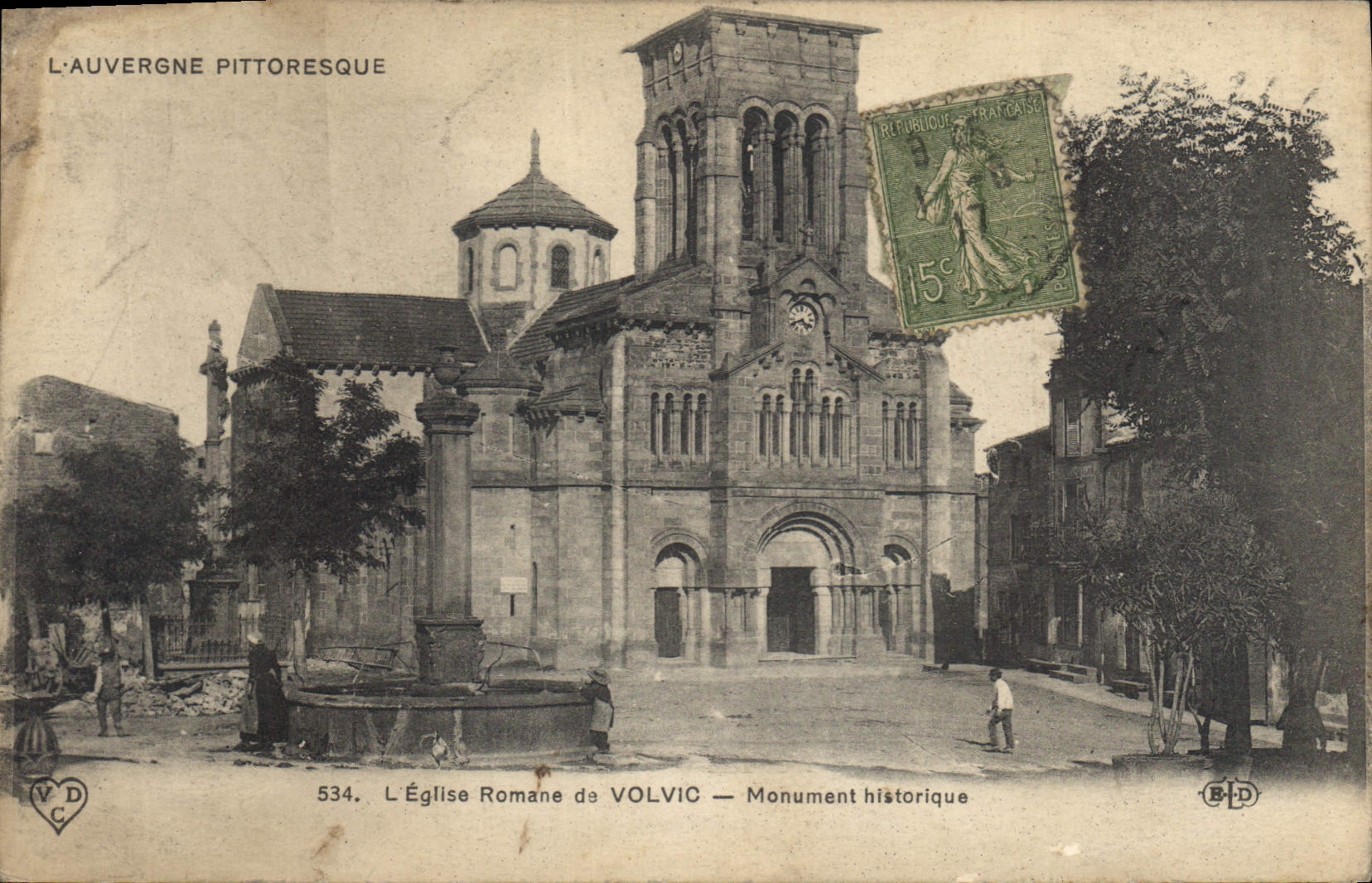 L'Église Romane de Volvic — Monument historique — L'Auvergne pittoresque, n°534