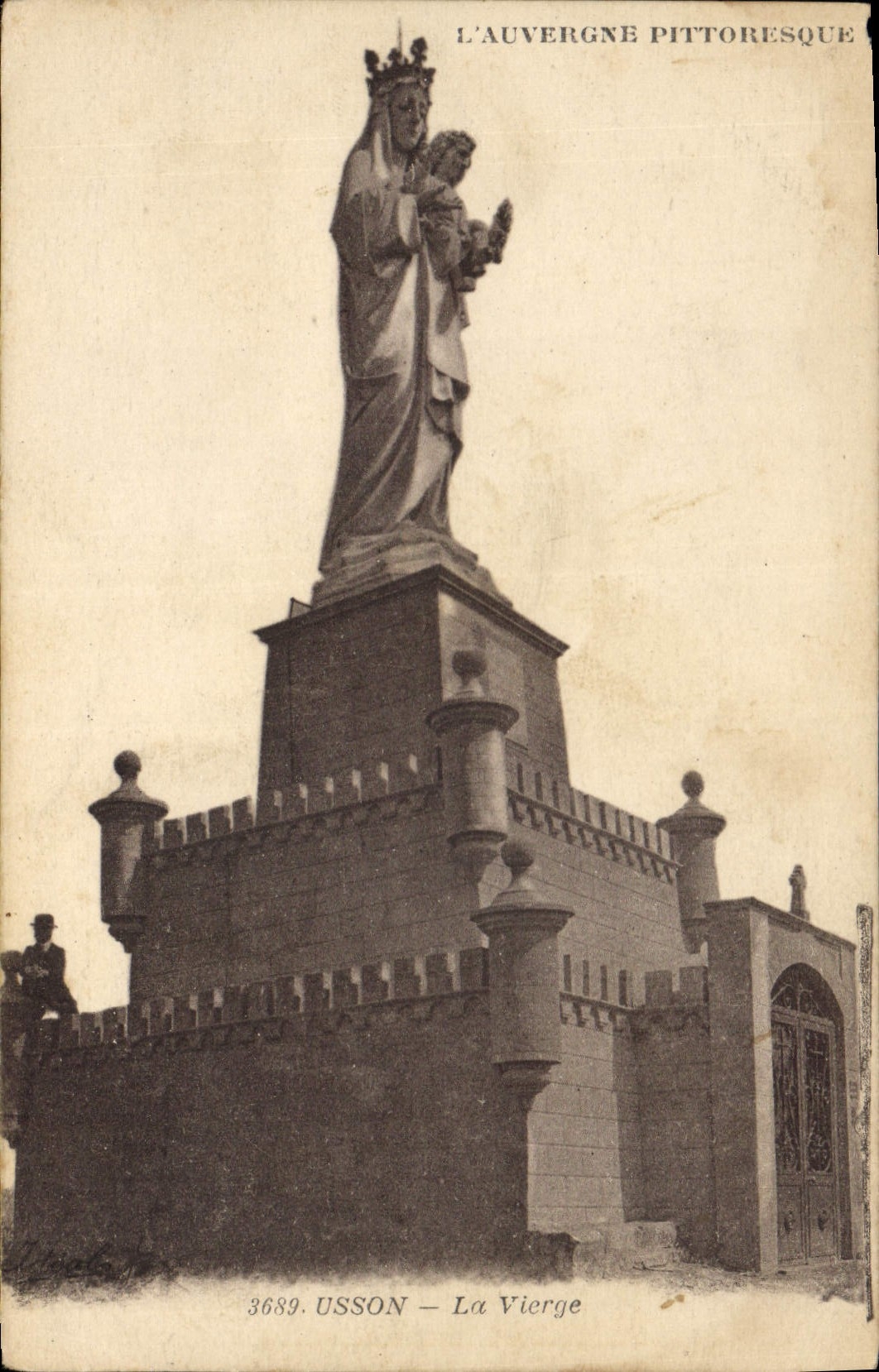 Usson — La Vierge — éditeur Baguin, Sketrand / Allier, n° 3689