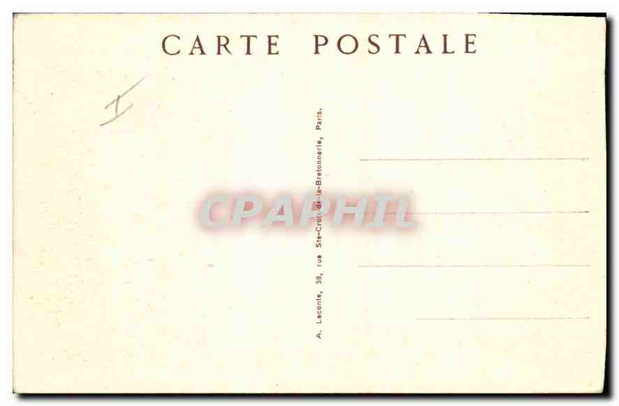 CPA Paris La Place de la Republique  — Rückseite