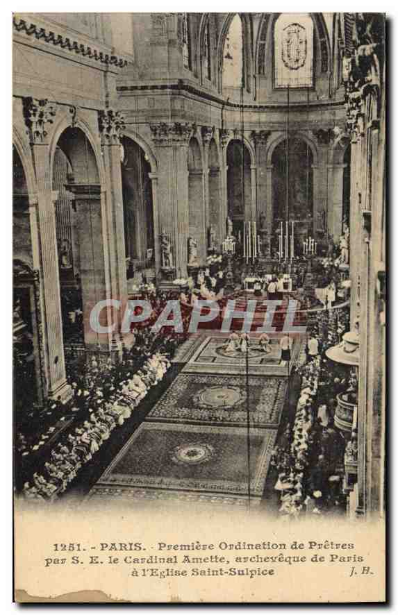 Première Ordination de Prêtres à l'Église Saint-Sulpice — Paris — J. Hauer