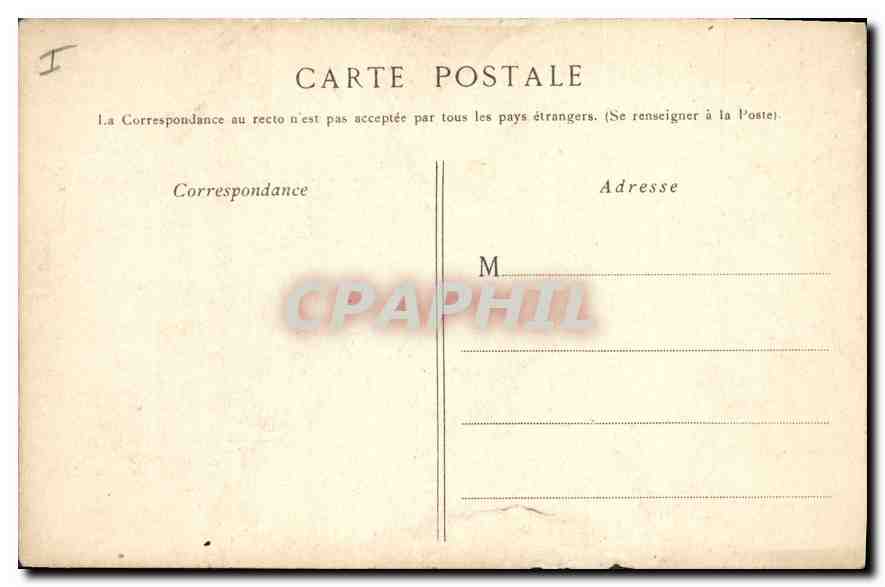 CPA Paris L'Eglise de la Sorbonne  — Rückseite