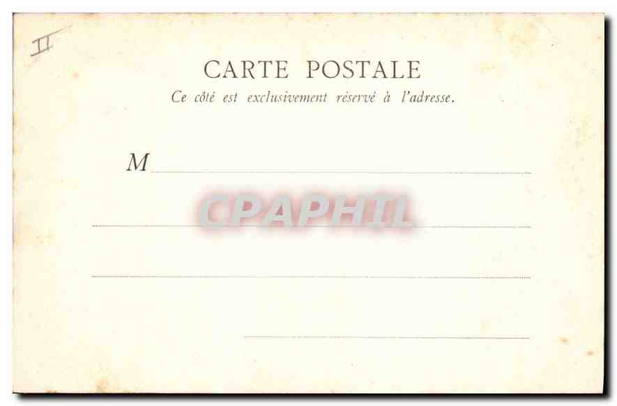 CPA Paris La Sainte Chapelle  — Verso