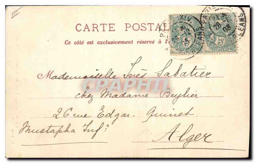 CPA Paris Eglise Saint Jacques du Haut Paris  — Rückseite