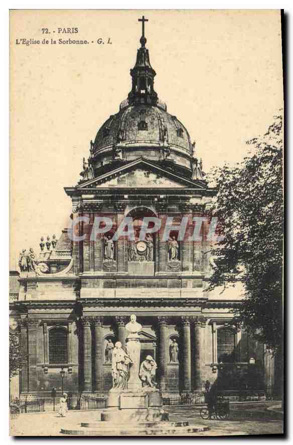 CPA Paris L'Eglise de la Sorbonne 