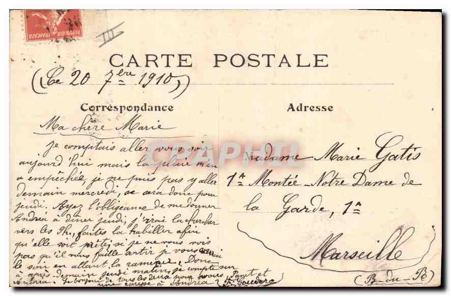 CPA Paris et ses Environs Le Petit Palais  — Rückseite