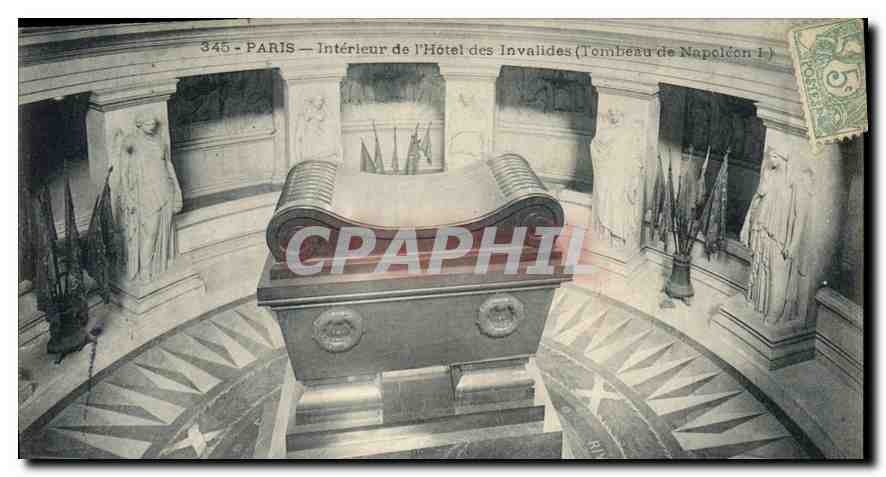 CPA Paris Interieur de l'Hotel des Invalides Tombeau de Napoleon I 