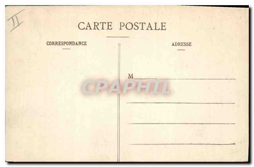 CPA Paris Eglise de la Madeleine  — Verso