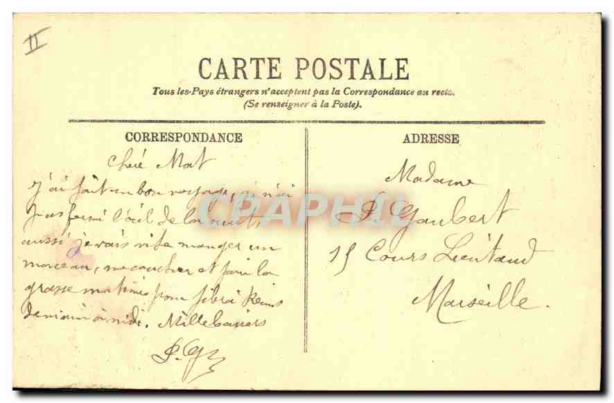 CPA Paris La Madeleine  — Rückseite