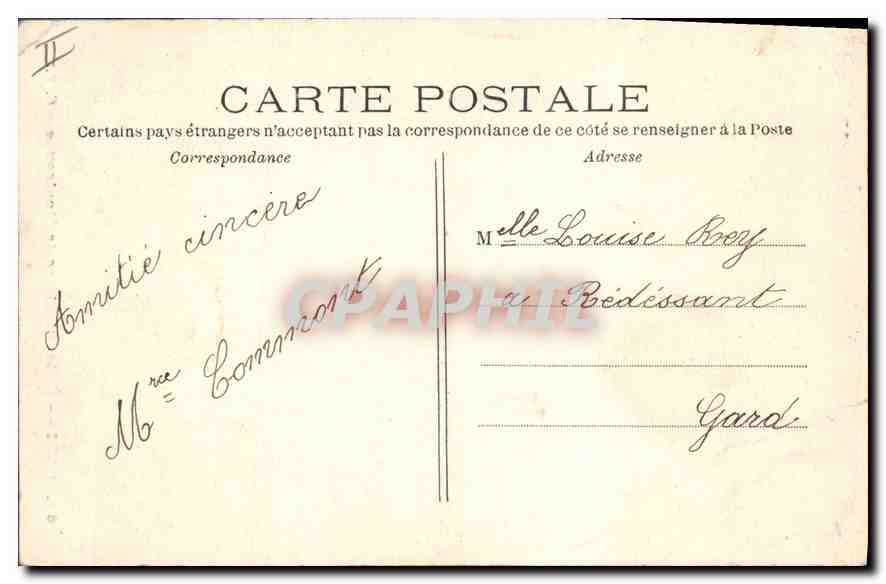 CPA Paris Eglise St Pierre de Montrouge  — Rückseite