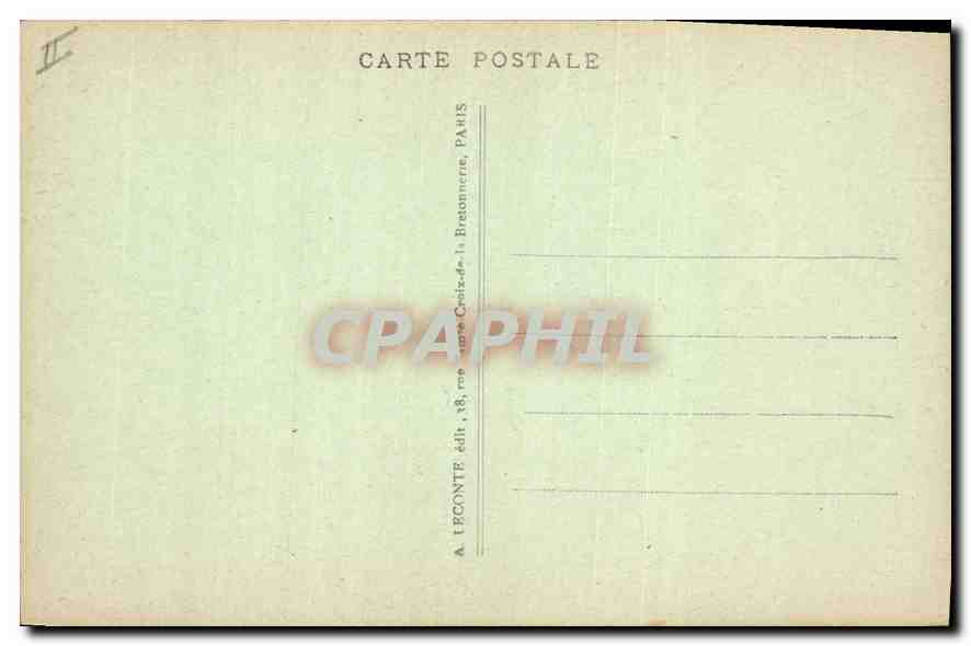 CPA Paris L'Eglise St Pierre du Grois Caillou  — Rückseite