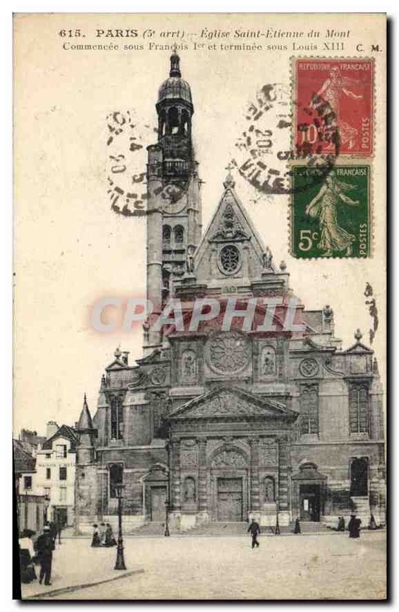 CPA Paris Eglise Saint Etienne du Mont 