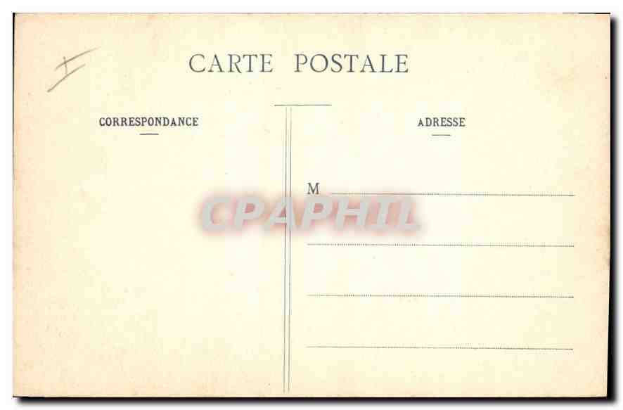 CPA Paris Eglise Saint Roch  — Verso