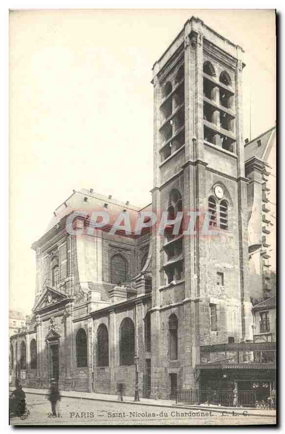CPA Paris Saint Nicolas du Chardonnat 