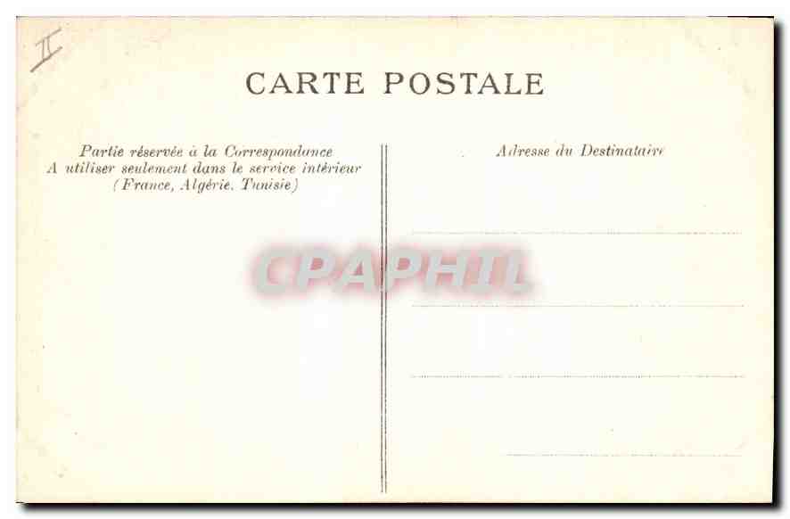 CPA Paris Saint Nicolas du Chardonnat  — Rückseite