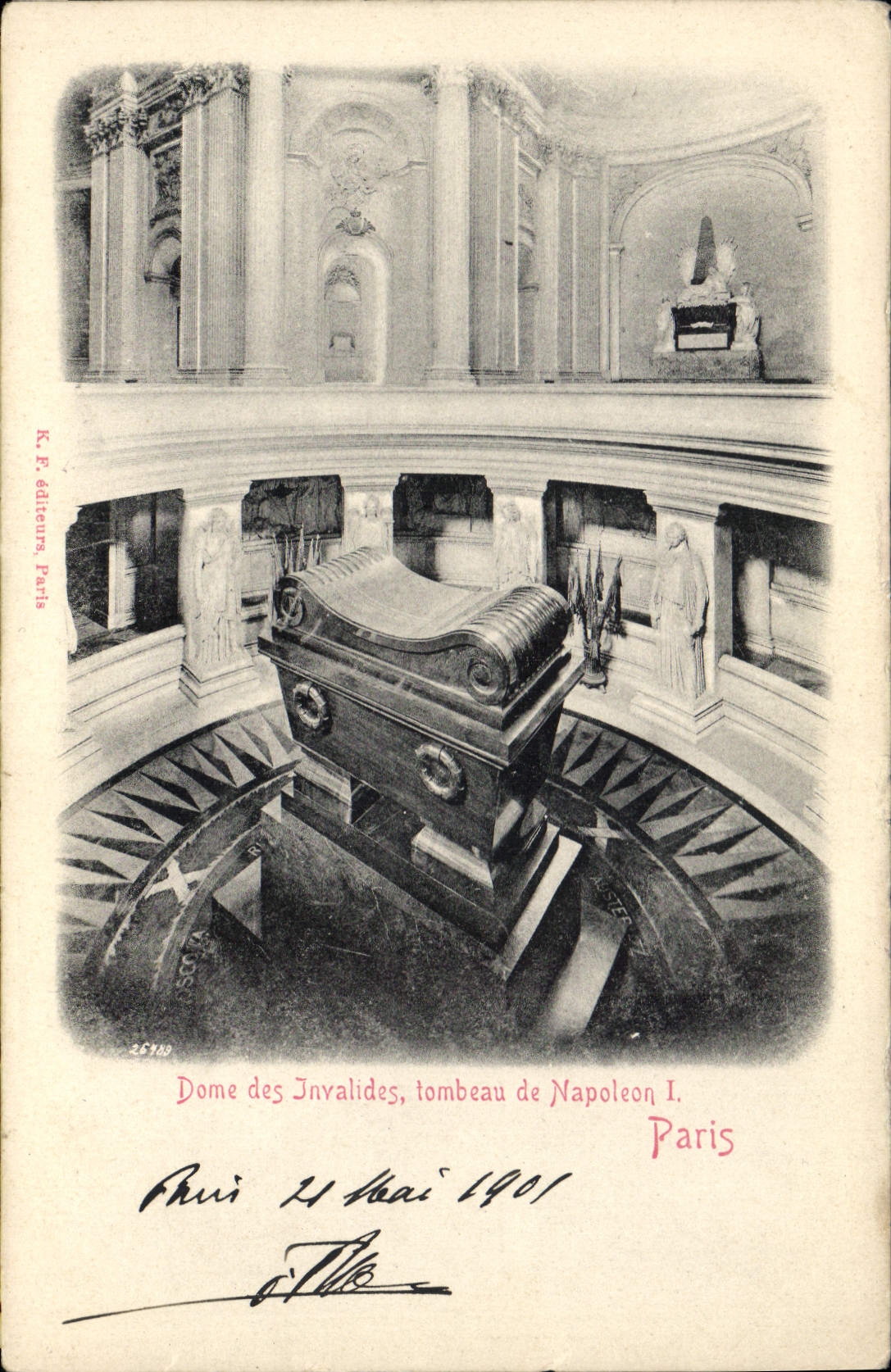 CPA Dome des Invalids tombeau de Napoleon I Paris 