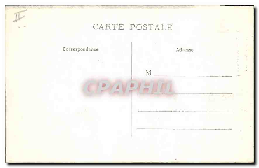CPA Le Puy de Dome L'Ascension a pied Ane Mule — Verso
