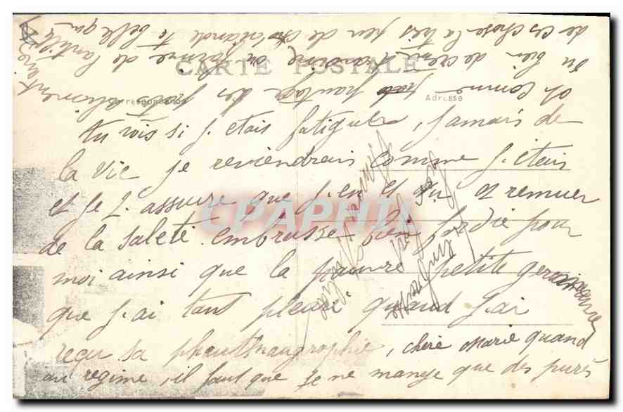 Sommet du Puy-de-Dôme et les Dômes — L'Auvergne — M.T. — n°726 — Verso