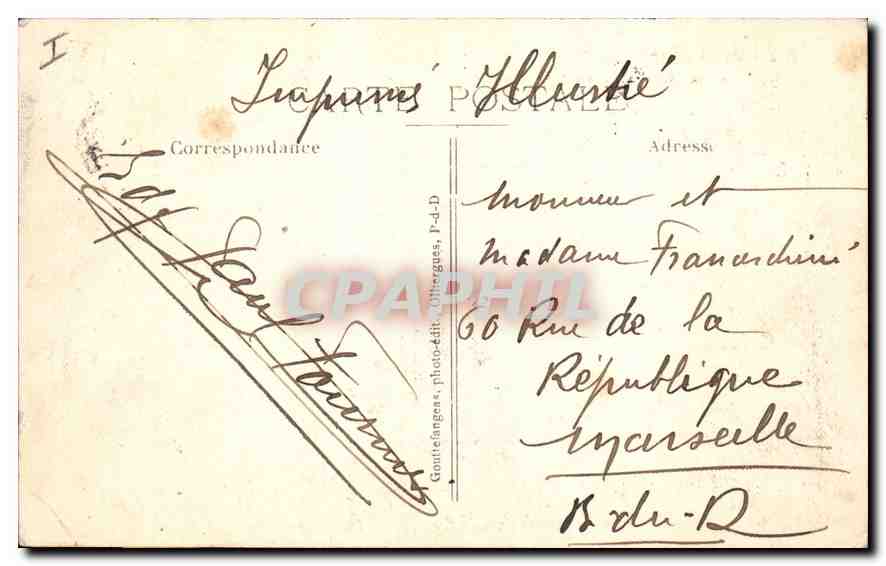 Ligne du Tramway au Grand-Rocher — montée au PUY-de-DOME — G. d'O. n°1115 — Reverso